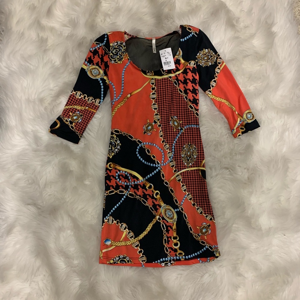 Dress Me Up Chain Dress
